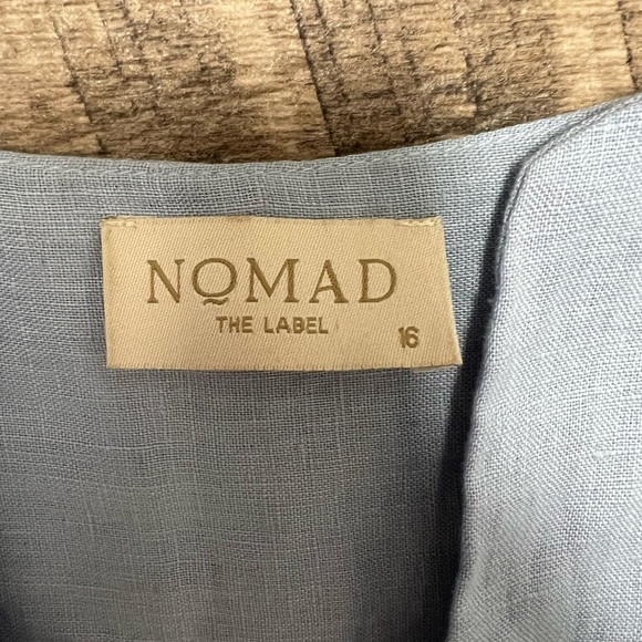 Nomad The Label Linen Dress Size 16 - Picture 2 of 2